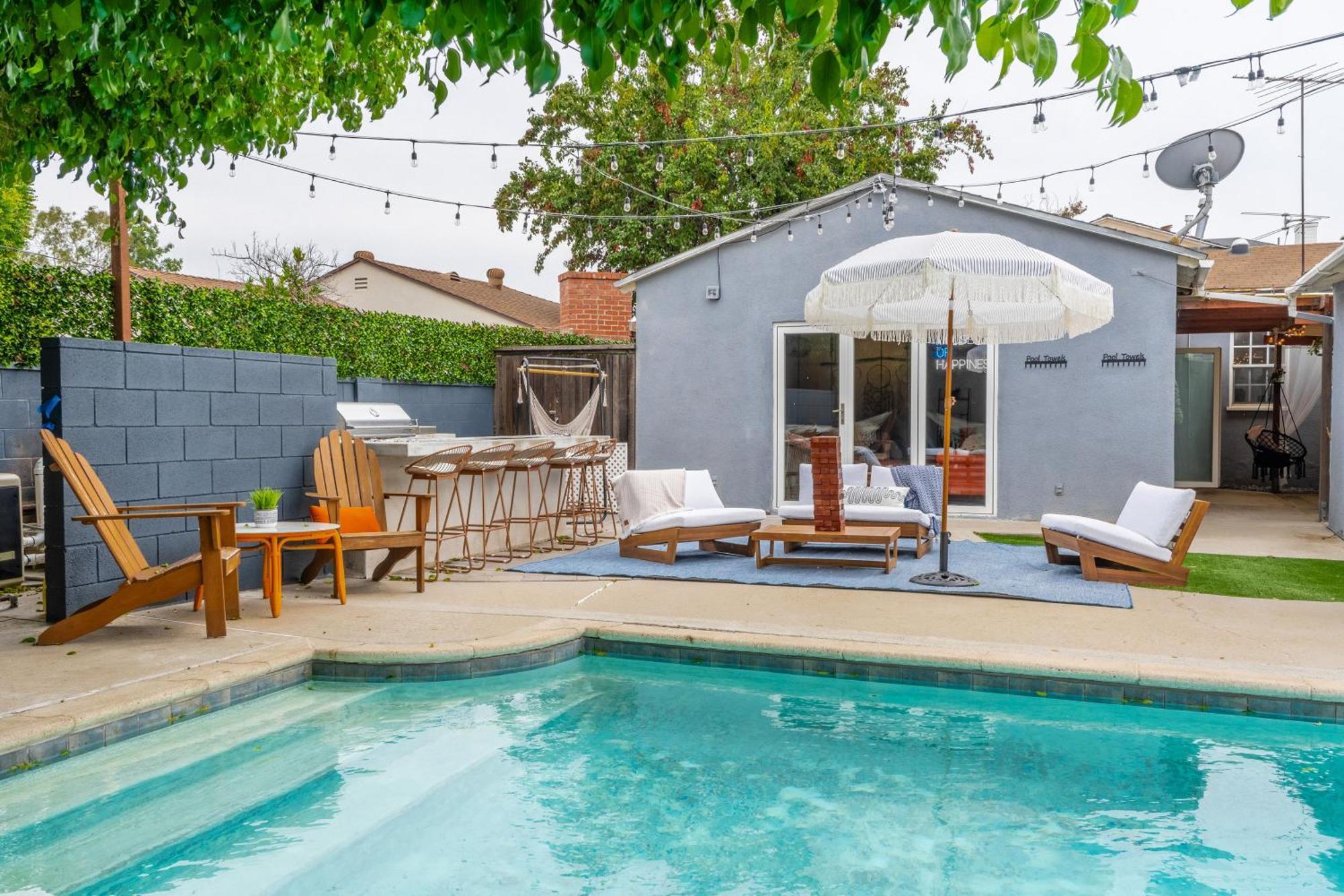 Angel&Rose Universal Hollywood Heated Pool House King Bed Los Angeles Exterior foto