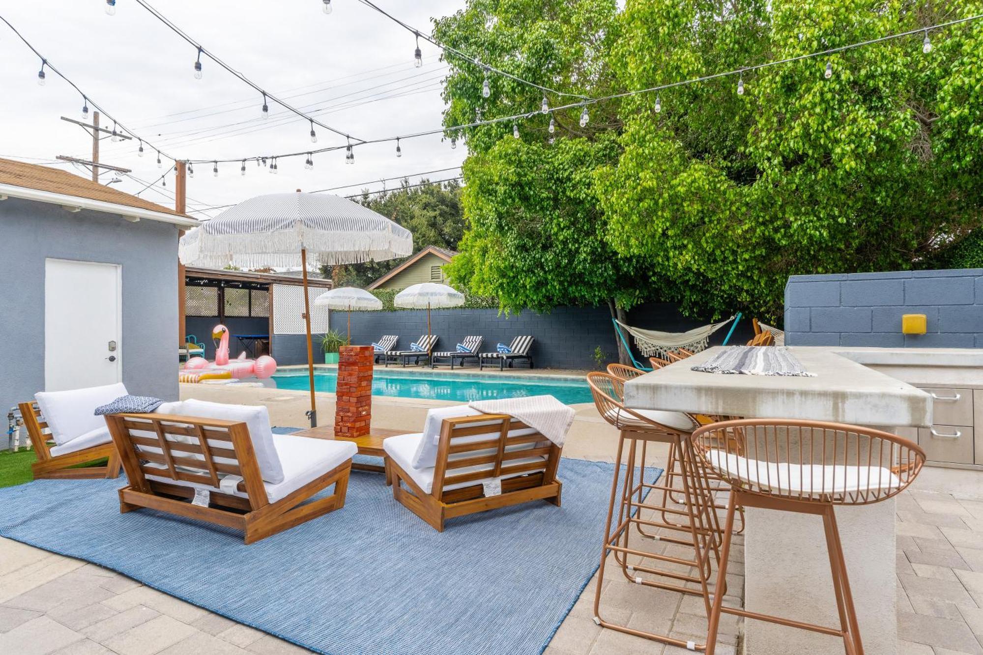 Angel&Rose Universal Hollywood Heated Pool House King Bed Los Angeles Exterior foto