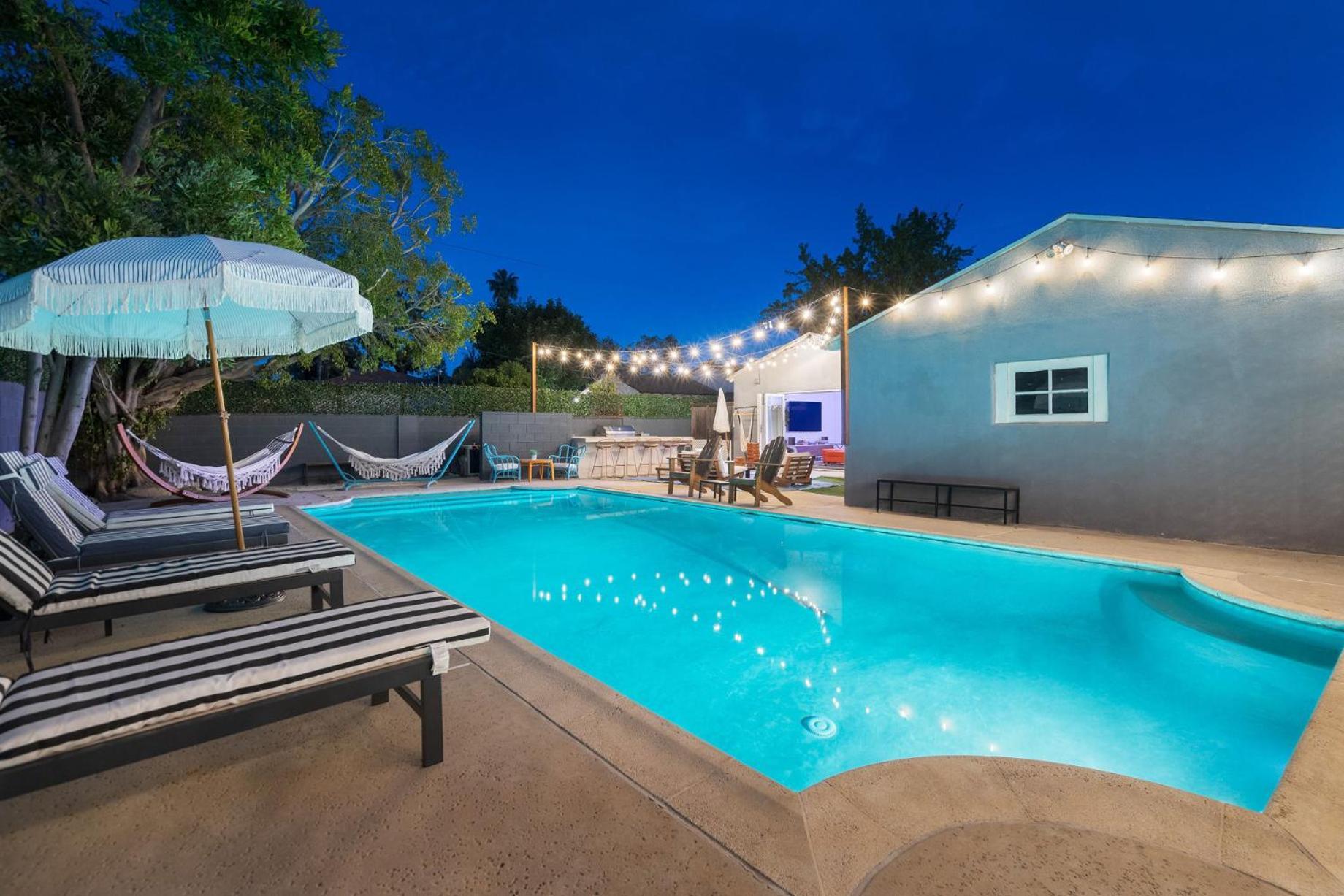 Angel&Rose Universal Hollywood Heated Pool House King Bed Los Angeles Exterior foto